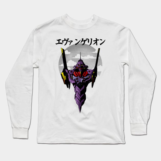 EVA-01 Long Sleeve T-Shirt by berserk